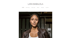 Desktop Screenshot of larababalola.net